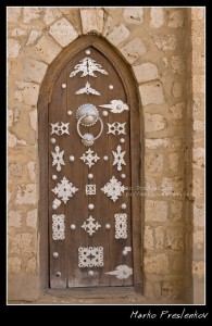 Traditional door in Timbuktu, Mali. Traditional door in Timbuktu, Mali.