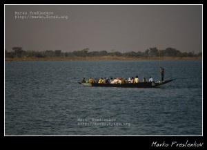 Boat on the Niger river, Mali. Boat on the Niger river, Mali.